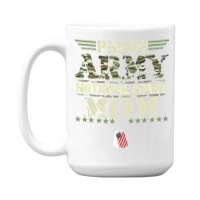 Proud Army National Guard Mom Usa Military Veteran Mothers 15 Oz Coffee Mug | Artistshot