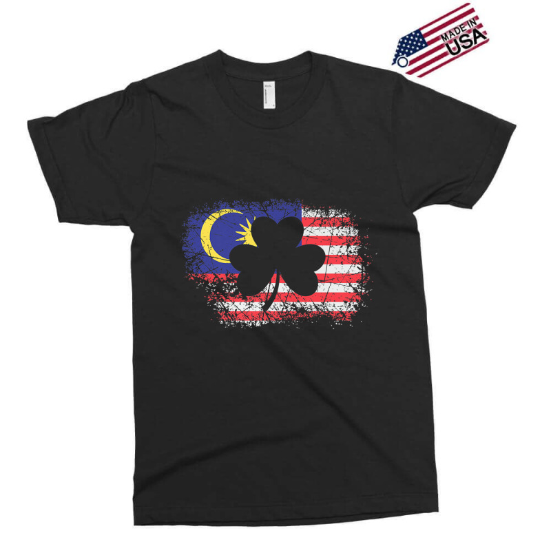 Malaysian Flag Irish Shamrock Clover Malaysia T Shirt Exclusive T-shirt by cm-arts | Artistshot