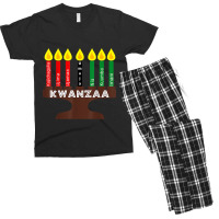 Kwanzaa Kinara, Mishumaa With 7 Principles T-shirt Men's T-shirt Pajama Set | Artistshot