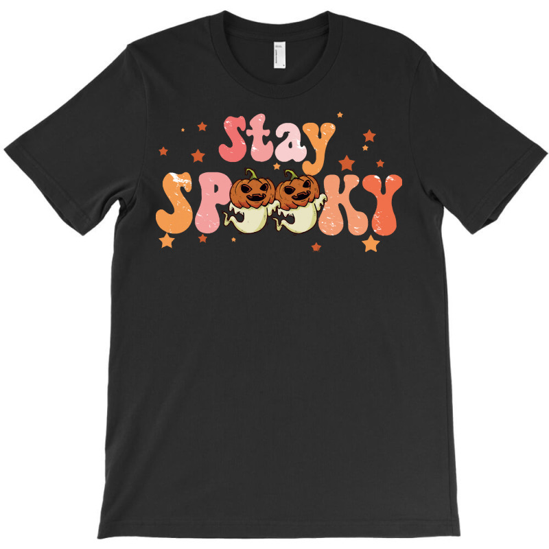 Stay Spooky T  Shirt Funny Halloween Costume Cute Ghost Pumpkin Stay S T-shirt | Artistshot