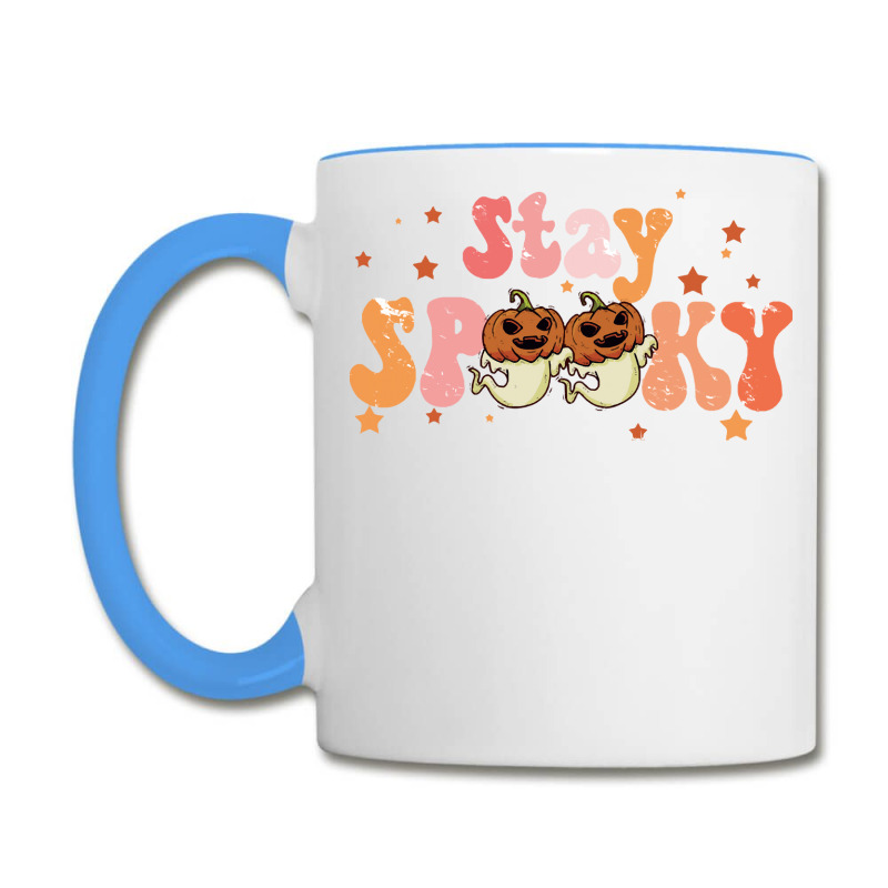 Stay Spooky T  Shirt Funny Halloween Costume Cute Ghost Pumpkin Stay S Coffee Mug | Artistshot