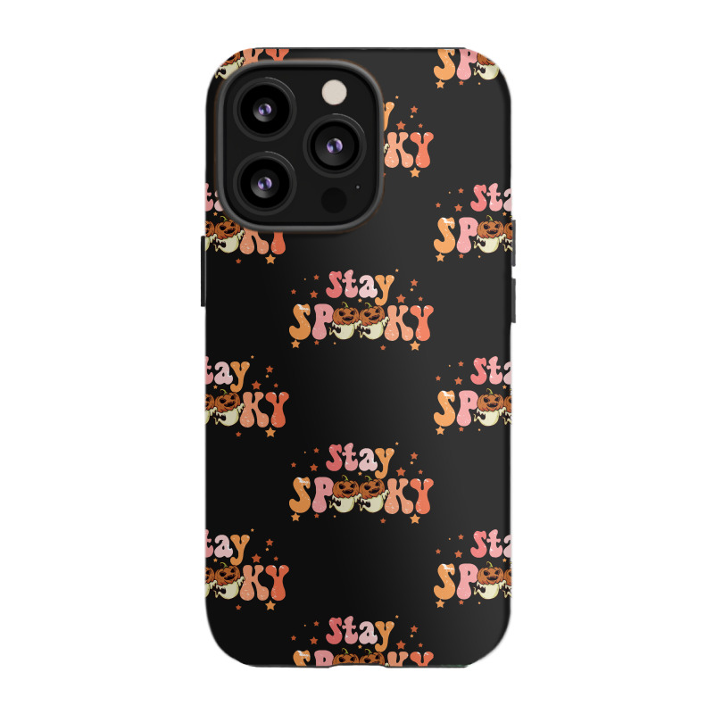 Stay Spooky T  Shirt Funny Halloween Costume Cute Ghost Pumpkin Stay S Iphone 13 Pro Case | Artistshot