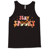 Stay Spooky T  Shirt Funny Halloween Costume Cute Ghost Pumpkin Stay S Tank Top | Artistshot