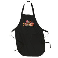 Stay Spooky T  Shirt Funny Halloween Costume Cute Ghost Pumpkin Stay S Full-length Apron | Artistshot