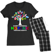 Happy National Hispanic Heritage Month Latin Country Tree Women's Pajamas Set | Artistshot