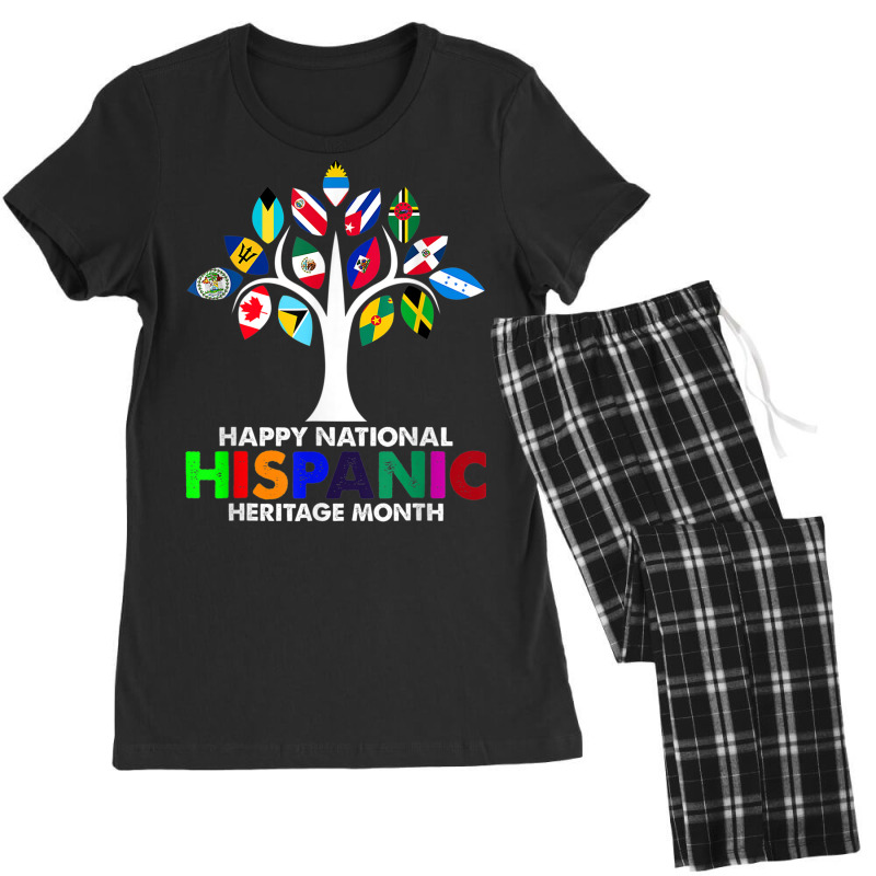 Happy National Hispanic Heritage Month Latin Country Tree Women's Pajamas Set by Golden | Artistshot