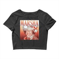 Marsha P Johnson, Marsha P Johnson Art, Marsha P Johnson Vintage, Mars Crop Top | Artistshot