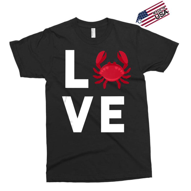 I Love Crabs Cute Crab Lover Crustacean Seafood Crab Exclusive T-shirt | Artistshot