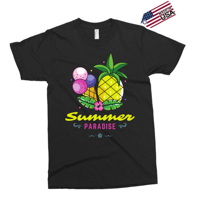 Summer Paradise T  Shirtsummer Paradise, Summer Lovers Gift, Colorful Exclusive T-shirt | Artistshot