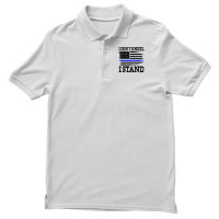 I Dont Kneel I Stand Usa Blue Line Flag (black) Men's Polo Shirt | Artistshot