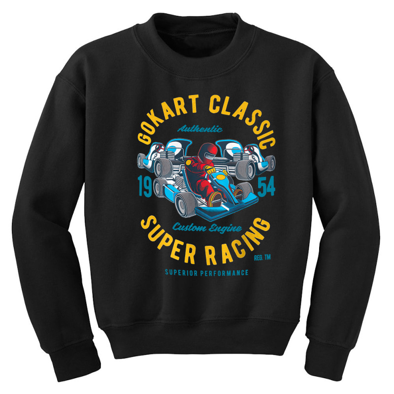 Gokart Classic, Gokart Classic Art, Gokart Classic Vintage, Gokart Cla Youth Sweatshirt by cm-arts | Artistshot