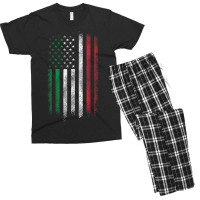 Italy Usa Flag 4th Of July Patriotic American Italian Flag T-shirt Men's T-shirt Pajama Set | Artistshot