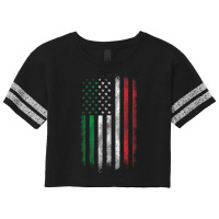 Italy Usa Flag 4th Of July Patriotic American Italian Flag T-shirt Scorecard Crop Tee | Artistshot