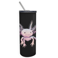 Save The Axolotls Skinny Tumbler | Artistshot