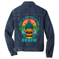 Summer Vibe T  Shirtlife Is The Better At The Beach T  Shirt Men Denim Jacket | Artistshot