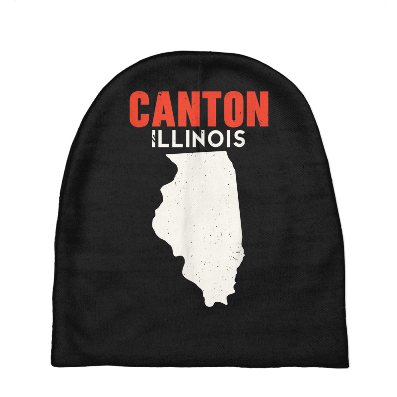 Canton Illinois Usa State America Travel Illinoisan Baby Beanies | Artistshot