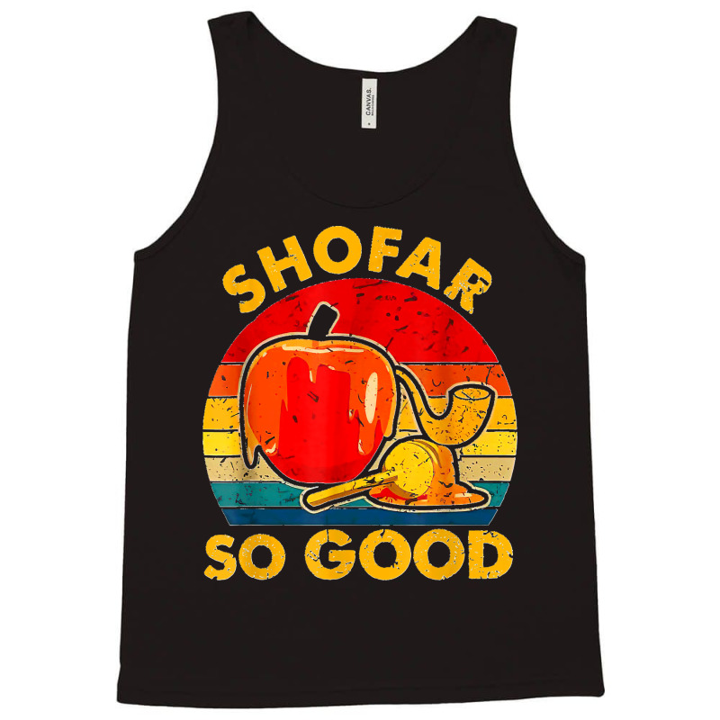 Shofar So Good Vintage Jewish Tee Rosh Hashanah T Shirt Tank Top | Artistshot