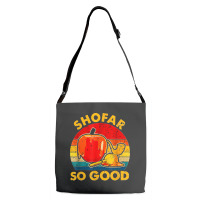 Shofar So Good Vintage Jewish Tee Rosh Hashanah T Shirt Adjustable Strap Totes | Artistshot