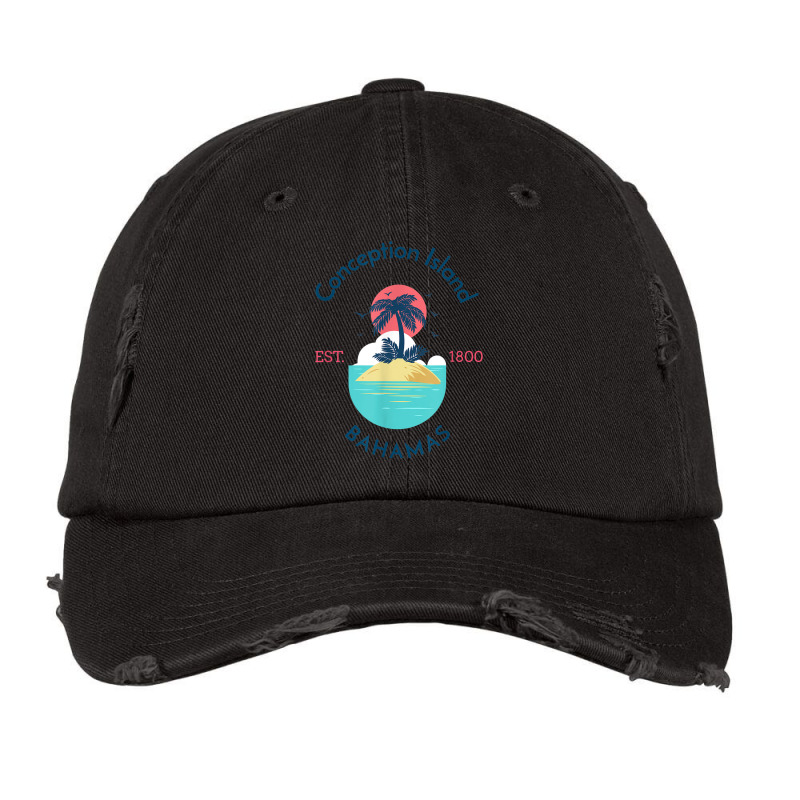 Conception Island Islet In The Bahamas Vintage Cap | Artistshot