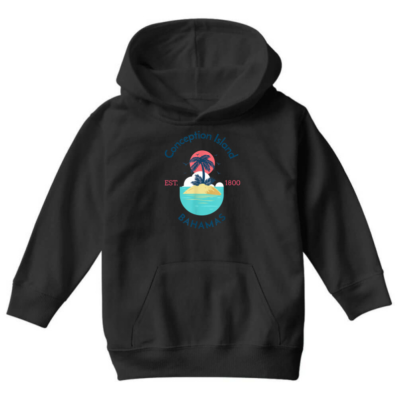 Conception Island Islet In The Bahamas Youth Hoodie | Artistshot