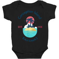 Conception Island Islet In The Bahamas Baby Bodysuit | Artistshot