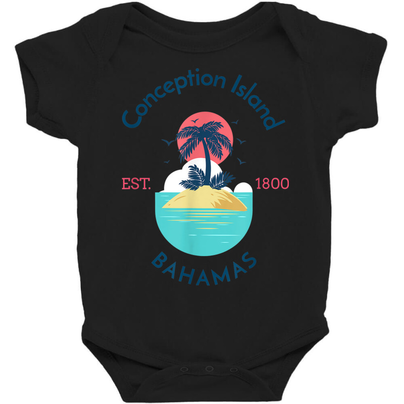 Conception Island Islet In The Bahamas Baby Bodysuit | Artistshot