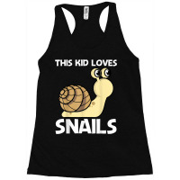 Cute Snail For Kids Boys Land Sea Freshwater Snail Lovers Racerback Tank | Artistshot