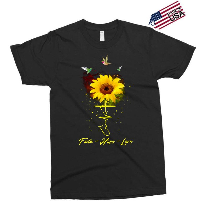 Sunflower Faith Hope Love T  Shirt Sunflower Faith Hope Love T  Shirt Exclusive T-shirt | Artistshot