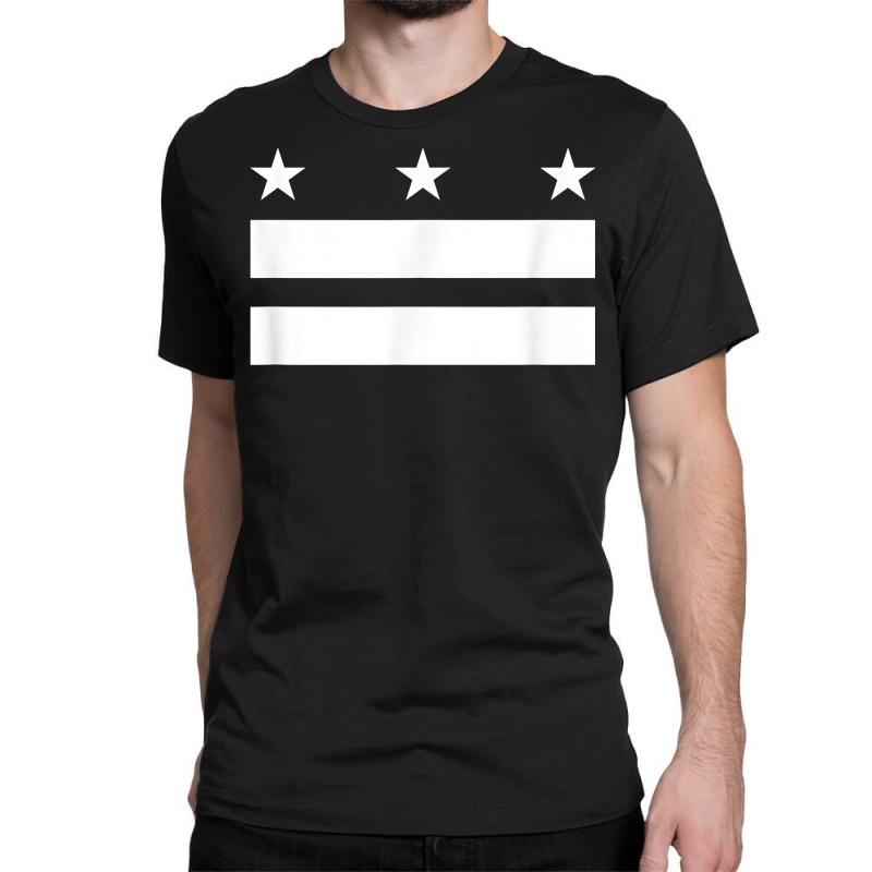 The District Of Columbia Flag Design   Washington D.c. T Shirt Classic T-shirt by chicoavsmaydav | Artistshot