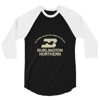 Burlington Northern 1970, Railroad 3/4 Sleeve Shirt | Artistshot