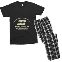 Burlington Northern 1970, Railroad Men's T-shirt Pajama Set | Artistshot