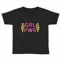 Grl Pwr Girl Power Light Style Design Pullover Hoodie Toddler T-shirt | Artistshot