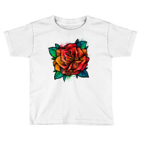 Colorful Rose   Garden Gardener Botanist Flowers Rose T Shirt Toddler T-shirt | Artistshot