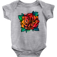 Colorful Rose   Garden Gardener Botanist Flowers Rose T Shirt Baby Bodysuit | Artistshot