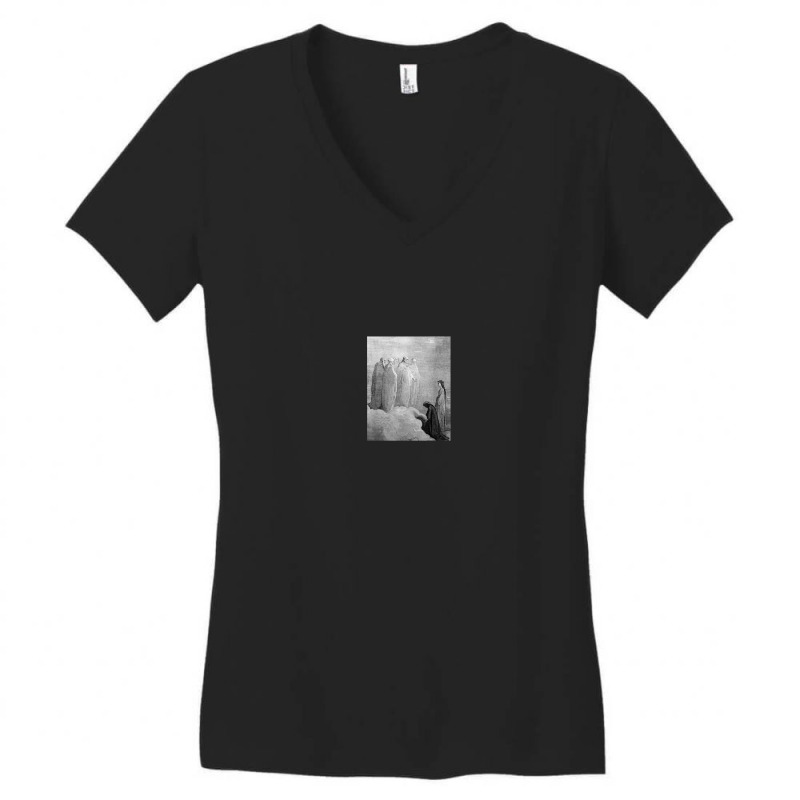 Gustave Doré   Paradiso By Dante Alighieri 2   San Giovanni Women's V-Neck T-Shirt by Blimpie | Artistshot