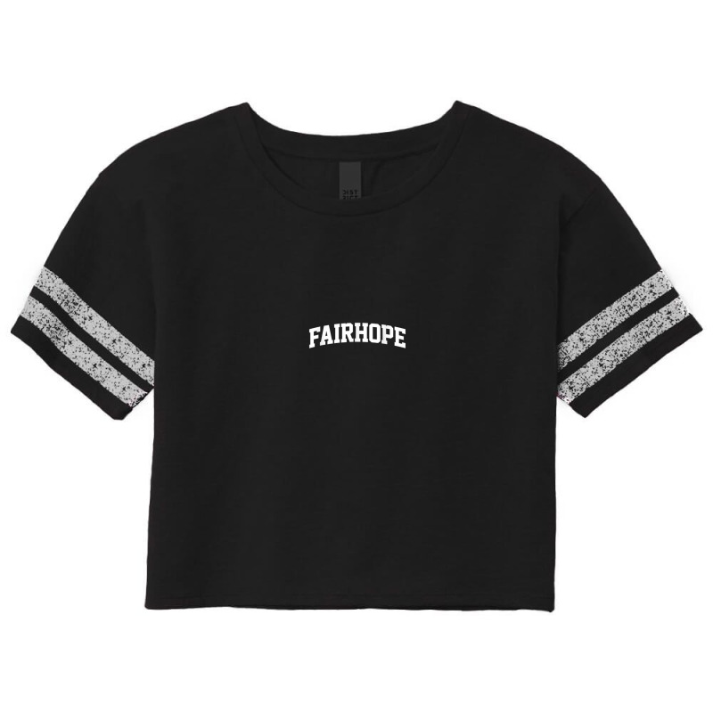 Fairhope Athletic Arch High School College Style Scorecard Crop Tee by BooBug | Artistshot