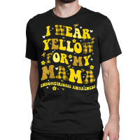 I Wear Yellow For My Mama Endometriosis Awareness Classic T-shirt | Artistshot