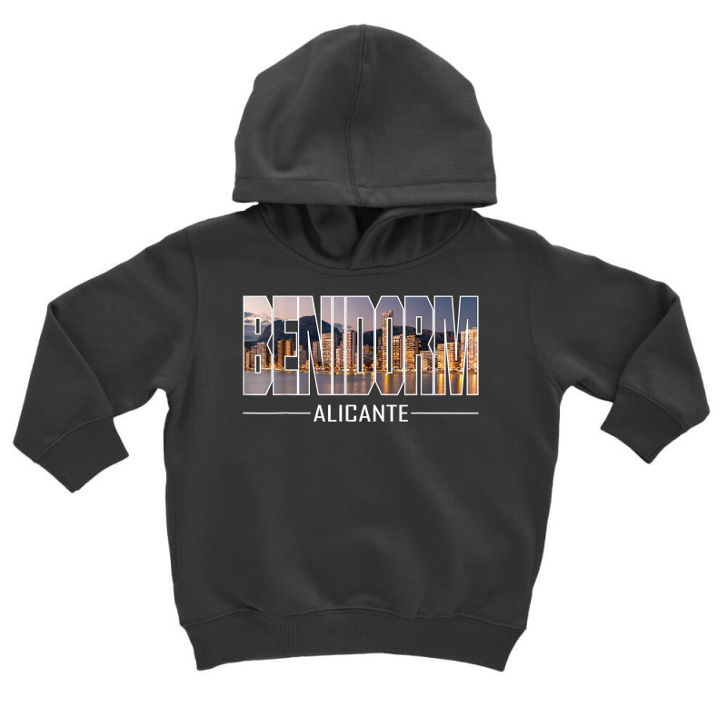 Benidorm, Province Of Alicante, Summer Holidays T Shirt Toddler Hoodie by cm-arts | Artistshot