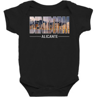 Benidorm, Province Of Alicante, Summer Holidays T Shirt Baby Bodysuit | Artistshot