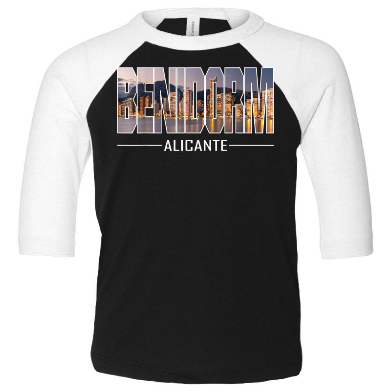 Benidorm, Province Of Alicante, Summer Holidays T Shirt Toddler 3/4 Sleeve Tee by cm-arts | Artistshot