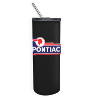 Retro Pontiac Classic Car Dealership Sign Skinny Tumbler | Artistshot