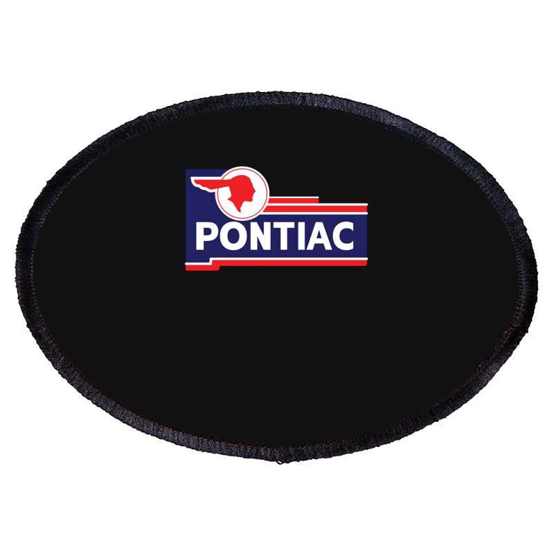 Retro Pontiac Classic Car Dealership Sign Oval Patch | Artistshot