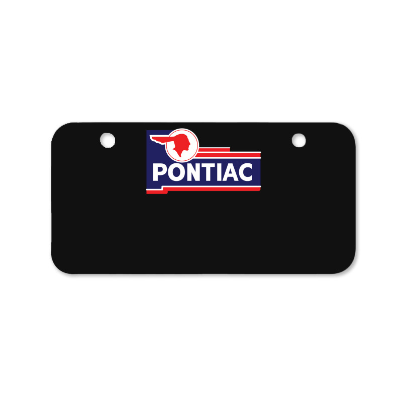 Retro Pontiac Classic Car Dealership Sign Bicycle License Plate | Artistshot