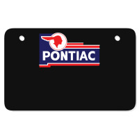 Retro Pontiac Classic Car Dealership Sign Atv License Plate | Artistshot