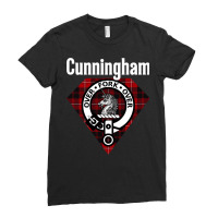 Cunningham Clan Scottish Name Coat Of Arms Tartan Sweatshirt Ladies Fitted T-shirt | Artistshot