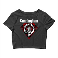 Cunningham Clan Scottish Name Coat Of Arms Tartan Sweatshirt Crop Top | Artistshot