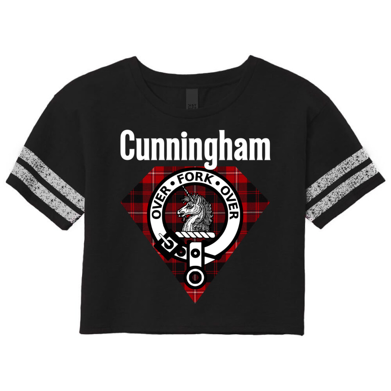 Cunningham Clan Scottish Name Coat Of Arms Tartan Sweatshirt Scorecard Crop Tee by cm-arts | Artistshot