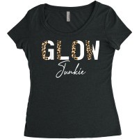 Glow Junkie Highlighter Glowing Skin Esthetician Women's Triblend Scoop T-shirt | Artistshot