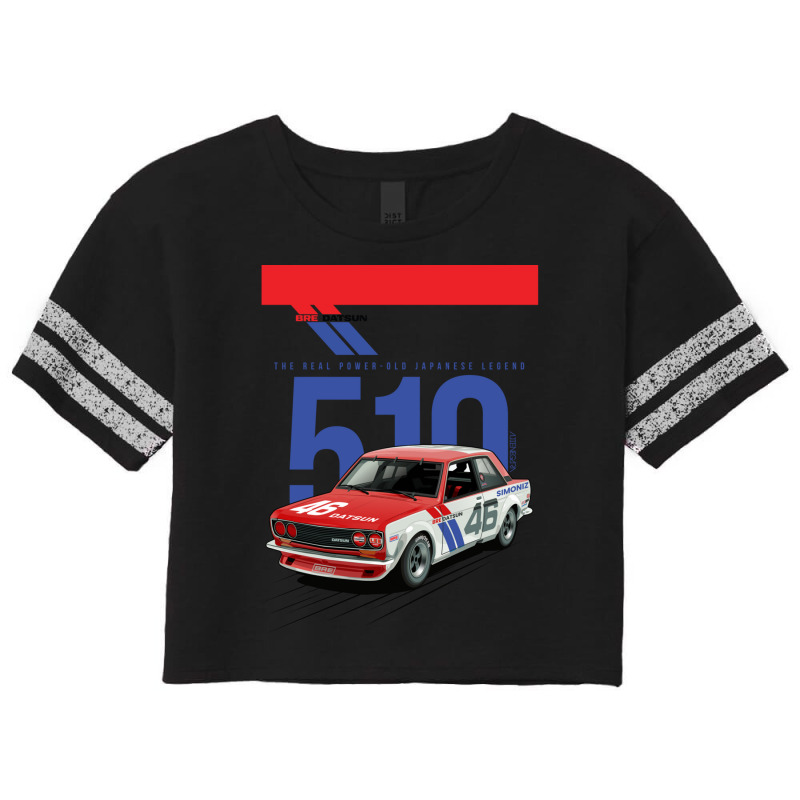 Bre Datsun 510 - Old Japanese Legend Car Scorecard Crop Tee by cm-arts | Artistshot