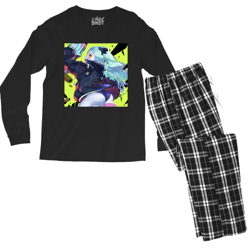 Cyberpunk Edgerunners Rebecca-mwoqs Men's Long Sleeve Pajama Set by webberkyla | Artistshot